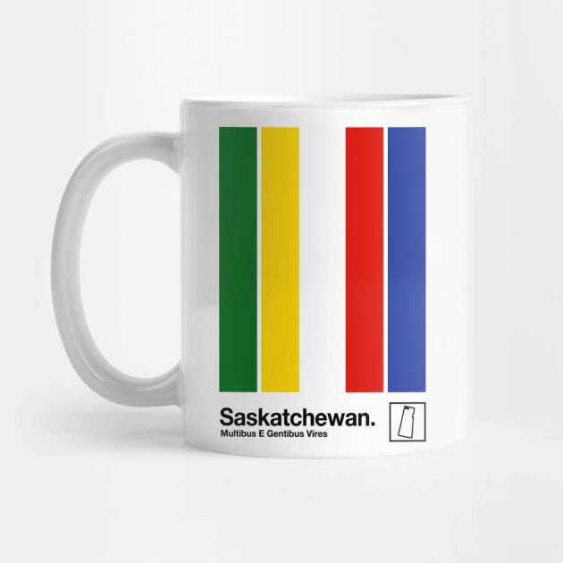 Saskatchewan // Original Minimalist Artwork Poster Design by DankFutura